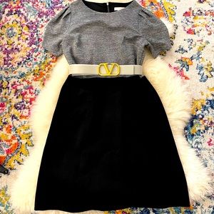 Loft black / gray dress